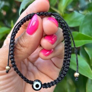 🧿🖤 Black Evil Eye Bracelet